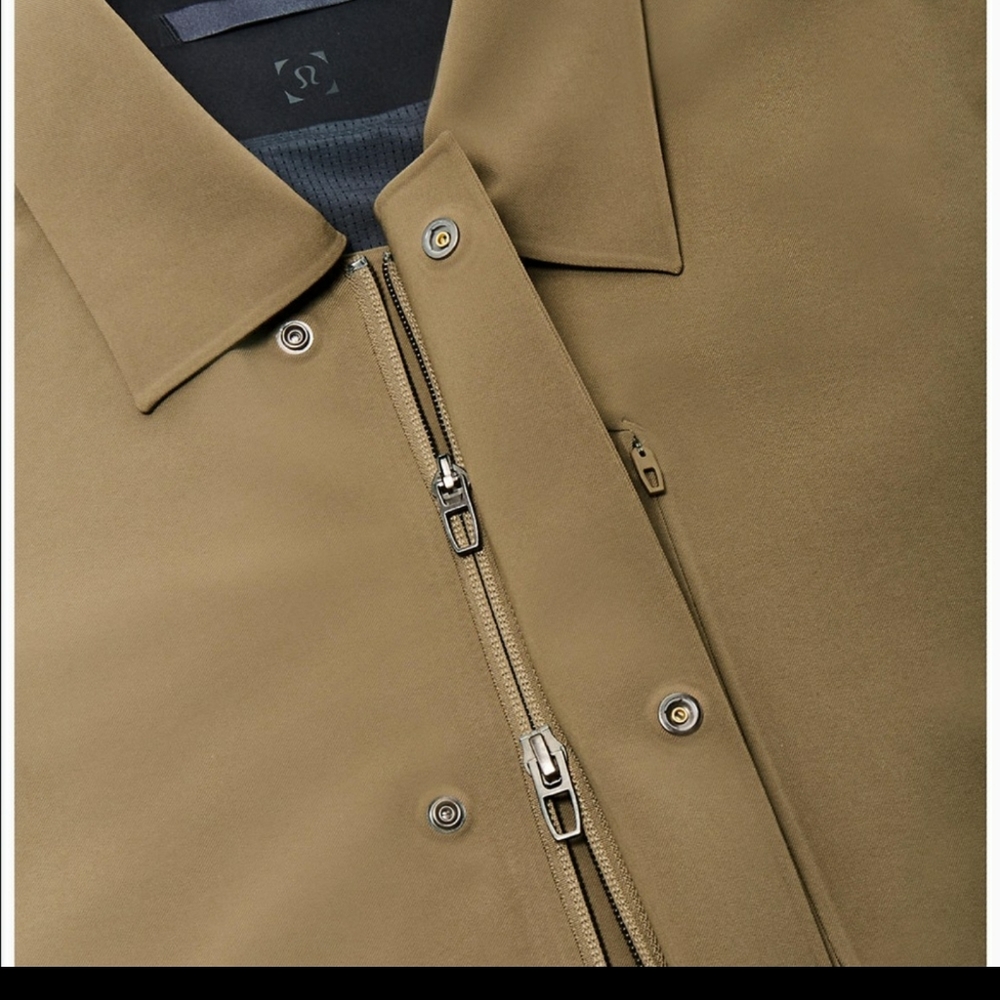 Lululemon Drivers Coat Jacket Tan Brown - Picture 7 of 7